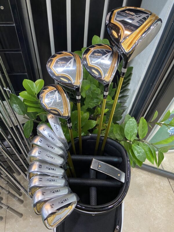 Fullset Honma 3 sao Beres A- spec cán S gồm 13 gậy mới bóc 5 gậy