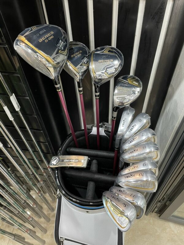 Fullset nữ Honma tay trái 2 sao E-06 mới 38L
